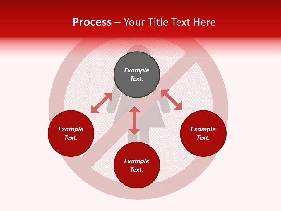 Room Roadsign Person PowerPoint Template