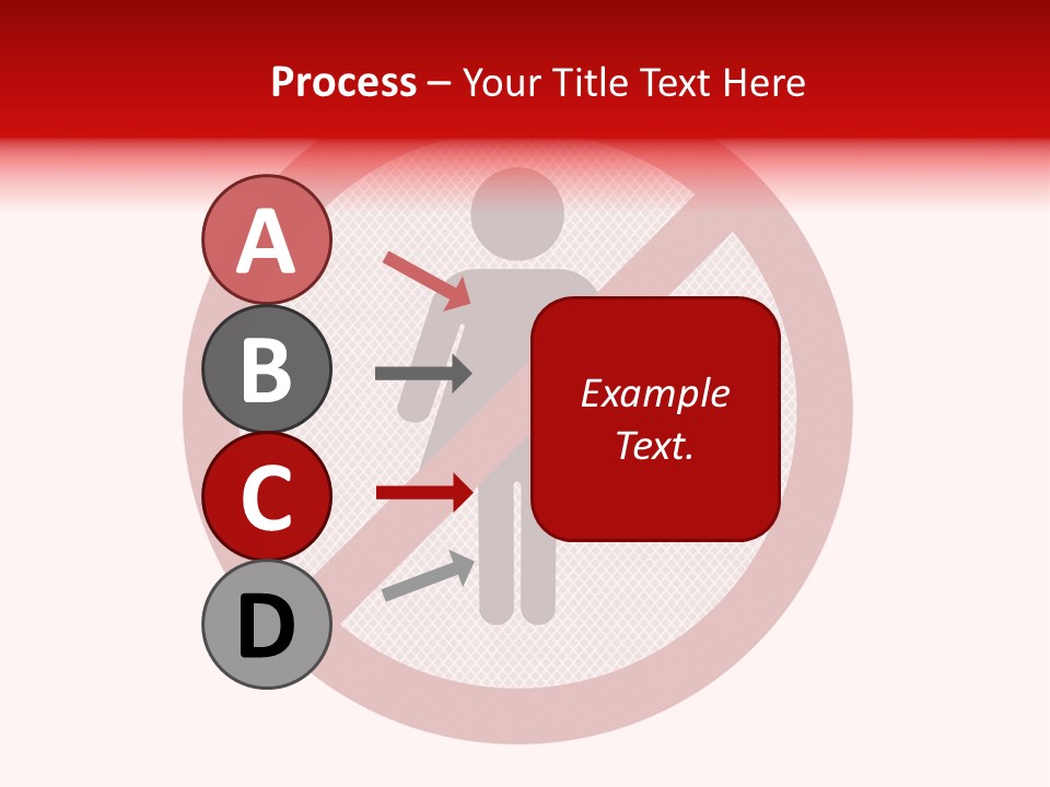 Room Roadsign Person PowerPoint Template