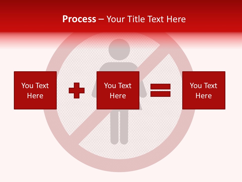 Room Roadsign Person PowerPoint Template