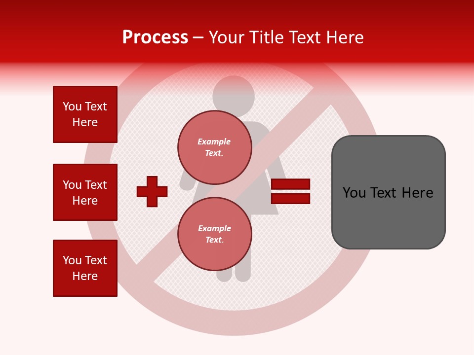 Room Roadsign Person PowerPoint Template