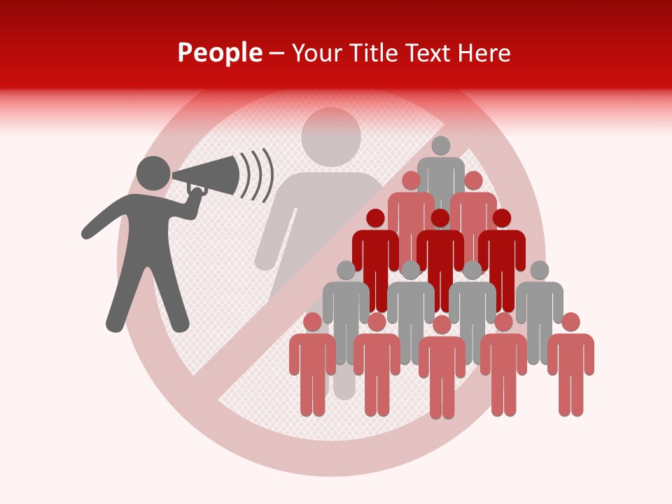 Room Roadsign Person PowerPoint Template