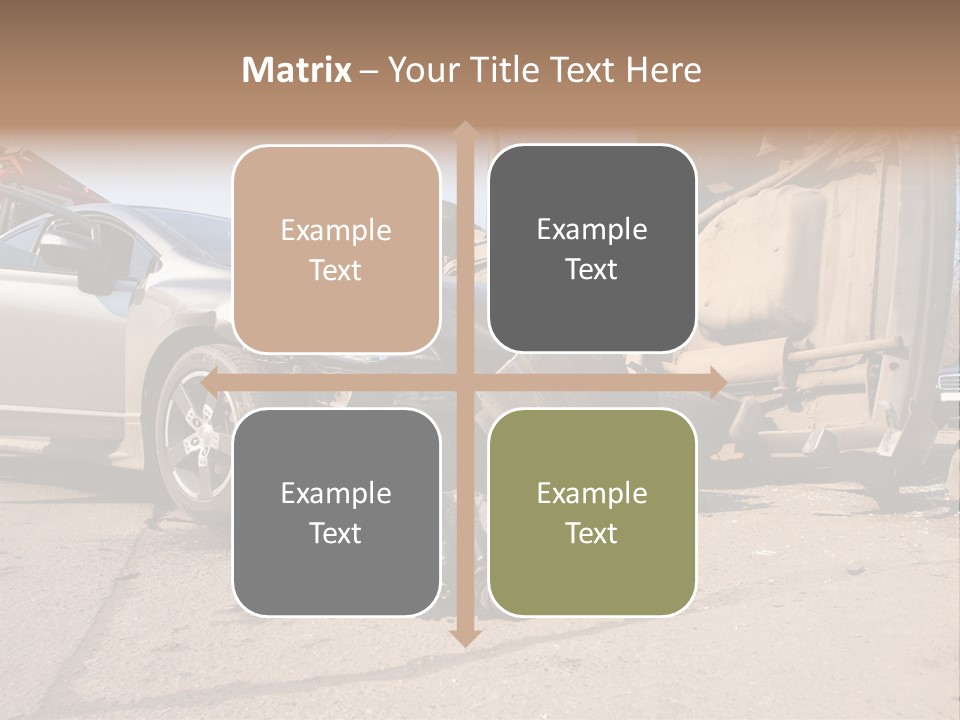 Transport Insurance Bodywork PowerPoint Template