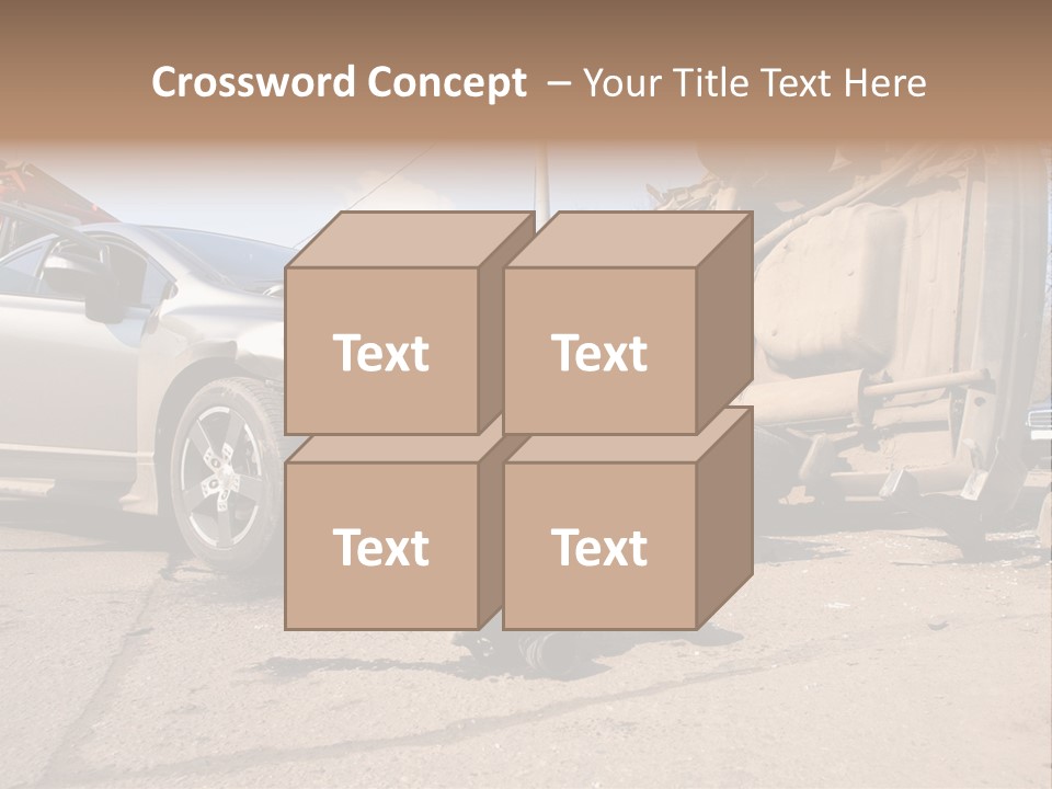 Transport Insurance Bodywork PowerPoint Template
