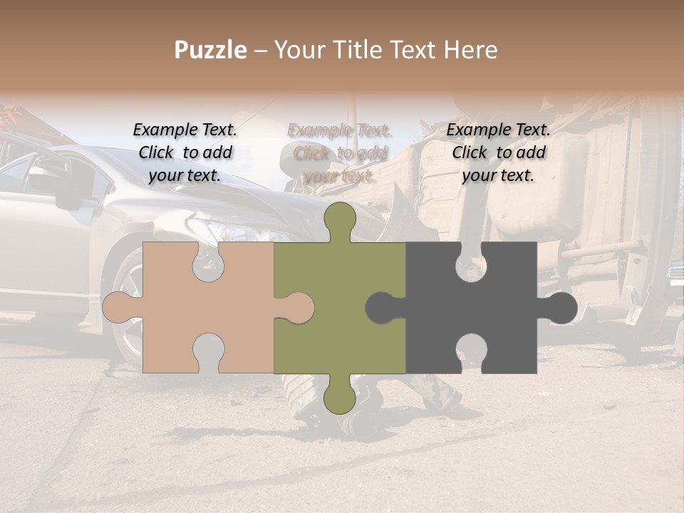 Transport Insurance Bodywork PowerPoint Template