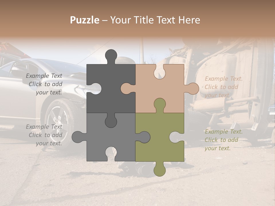 Transport Insurance Bodywork PowerPoint Template