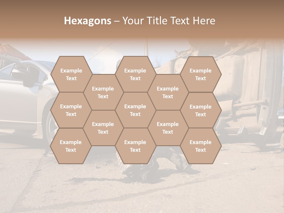 Transport Insurance Bodywork PowerPoint Template