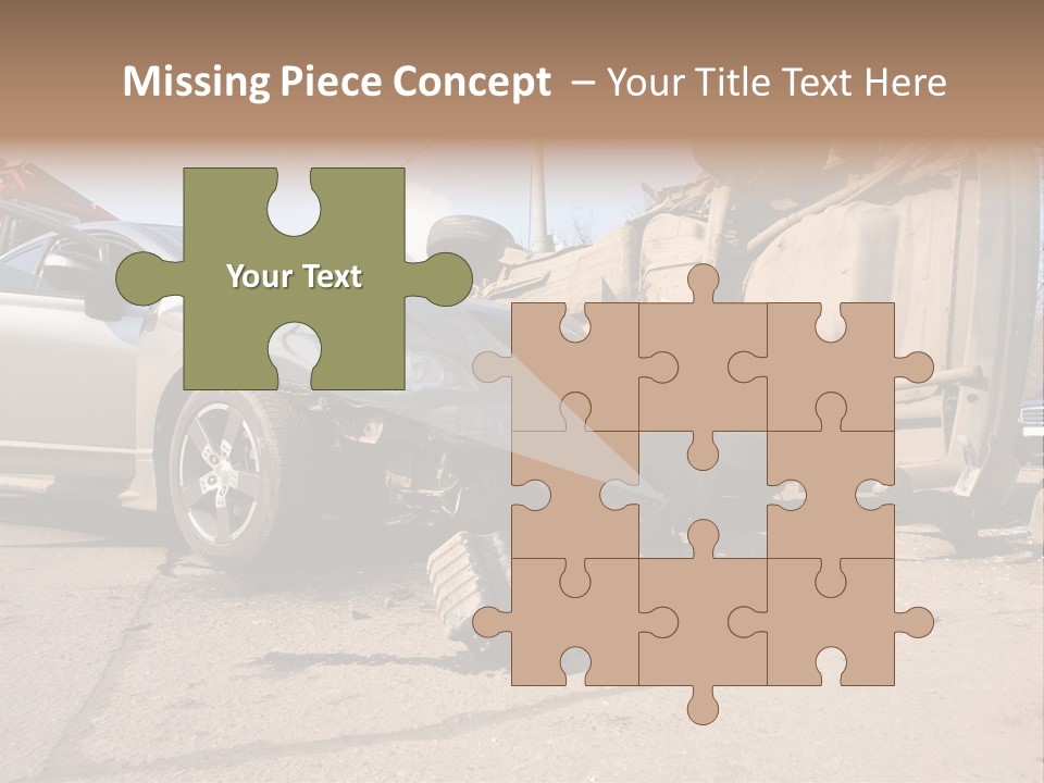 Transport Insurance Bodywork PowerPoint Template