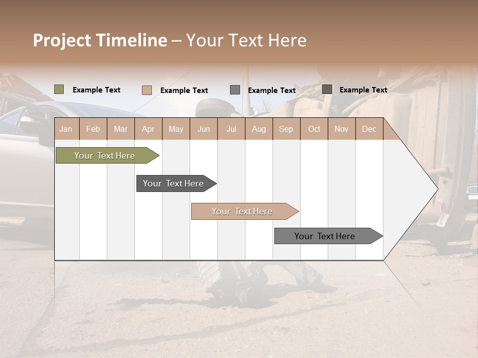 Transport Insurance Bodywork PowerPoint Template