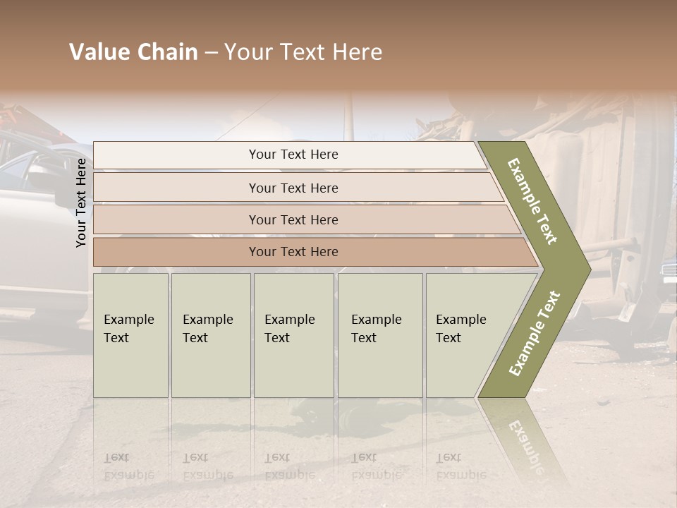Transport Insurance Bodywork PowerPoint Template