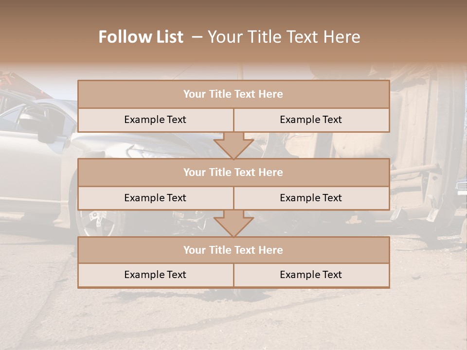 Transport Insurance Bodywork PowerPoint Template
