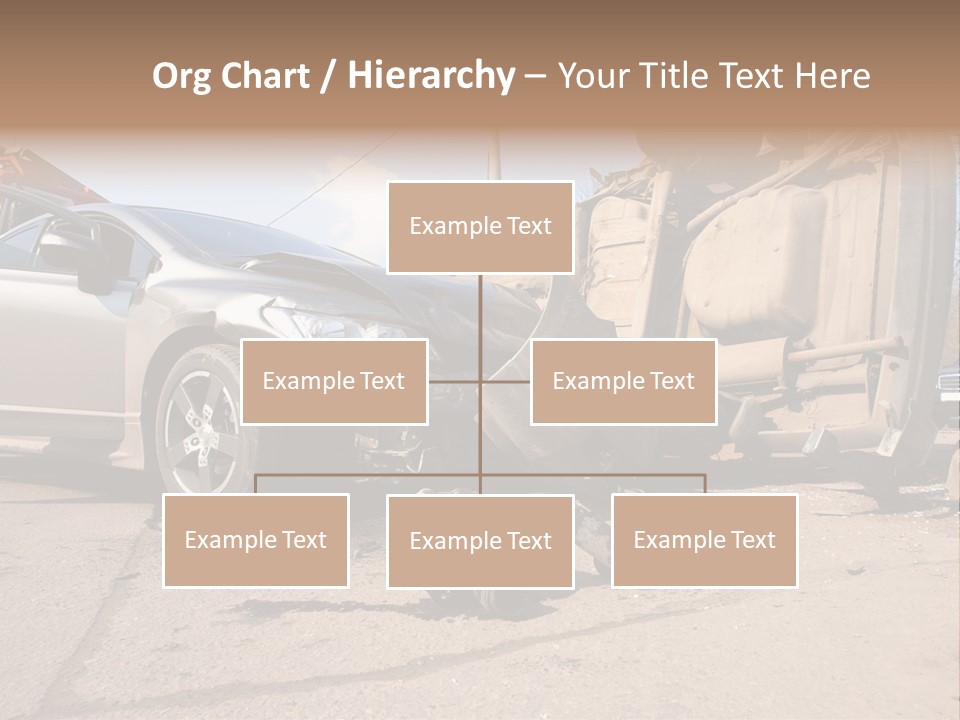 Transport Insurance Bodywork PowerPoint Template