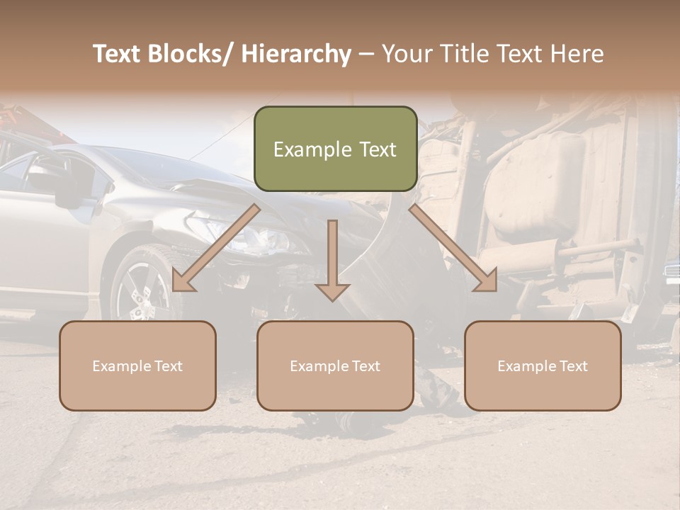 Transport Insurance Bodywork PowerPoint Template