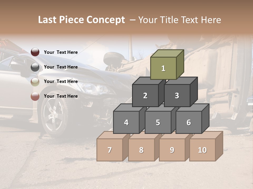 Transport Insurance Bodywork PowerPoint Template