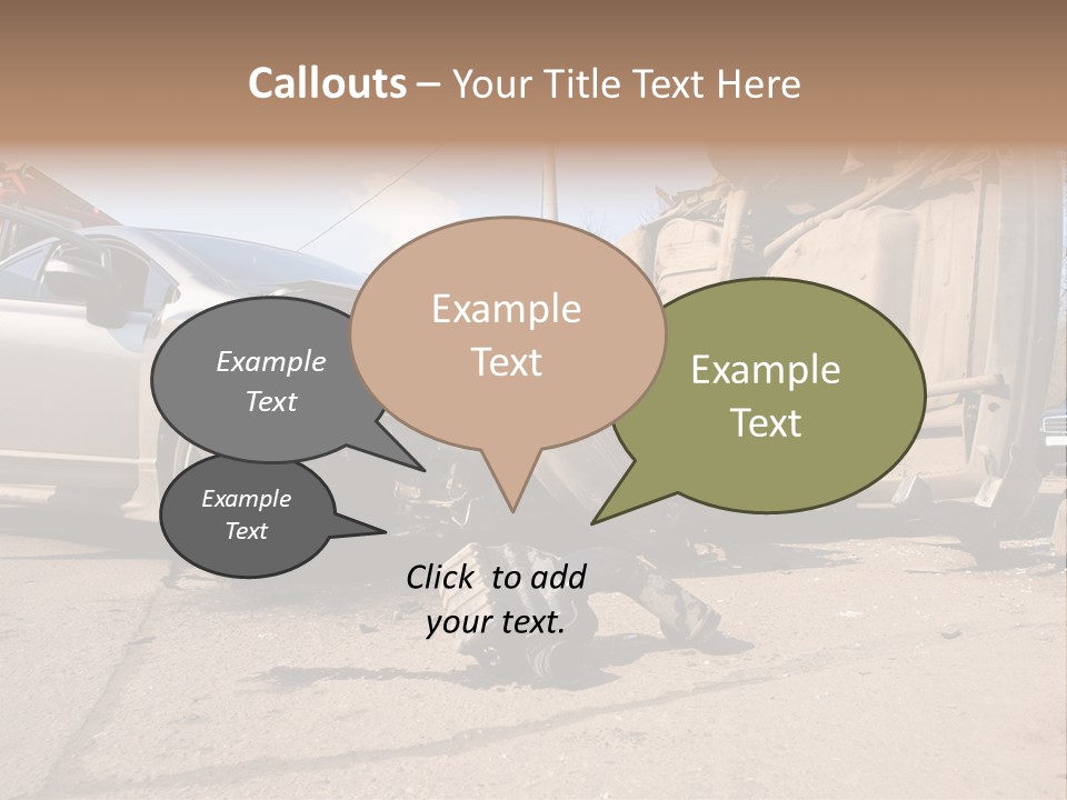 Transport Insurance Bodywork PowerPoint Template