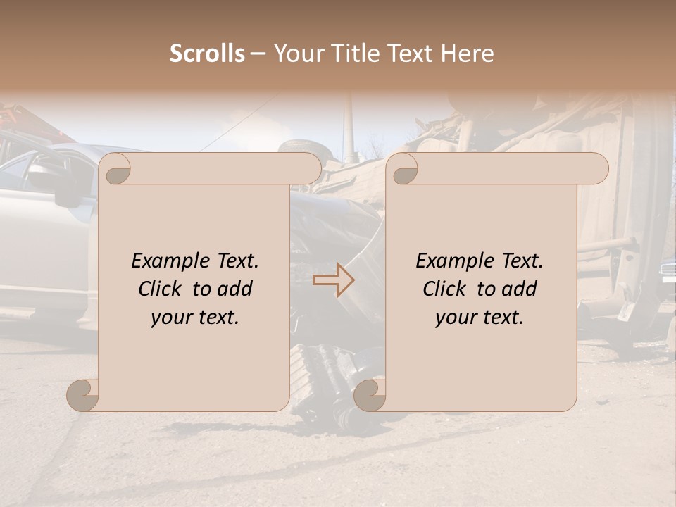 Transport Insurance Bodywork PowerPoint Template