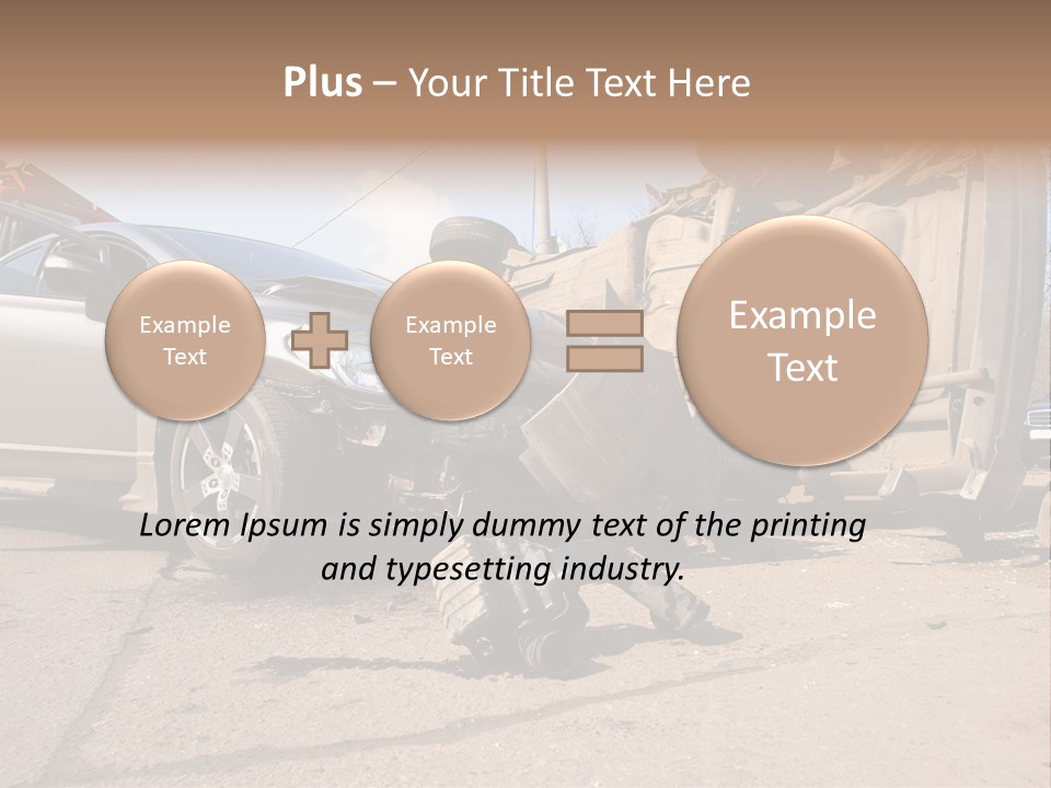Transport Insurance Bodywork PowerPoint Template