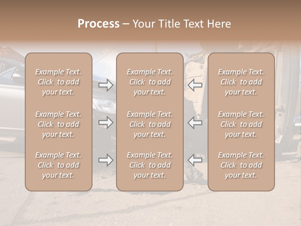 Transport Insurance Bodywork PowerPoint Template
