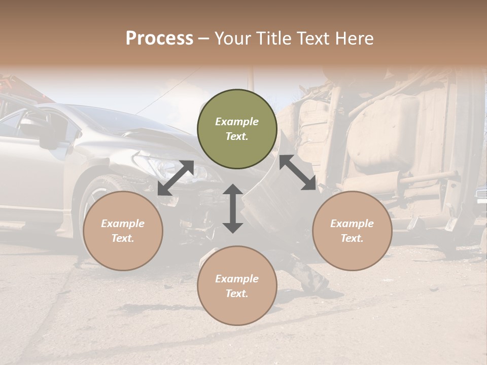 Transport Insurance Bodywork PowerPoint Template
