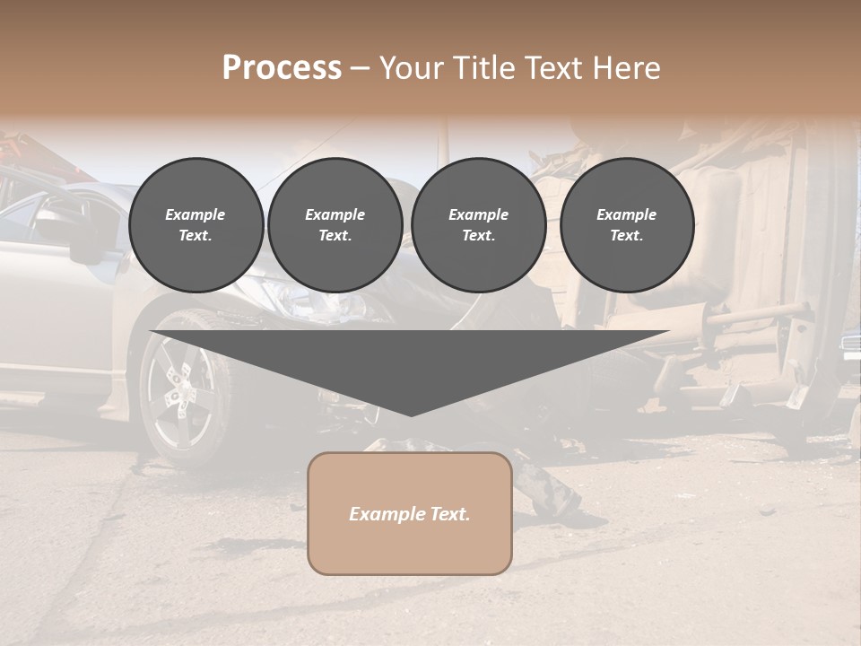 Transport Insurance Bodywork PowerPoint Template