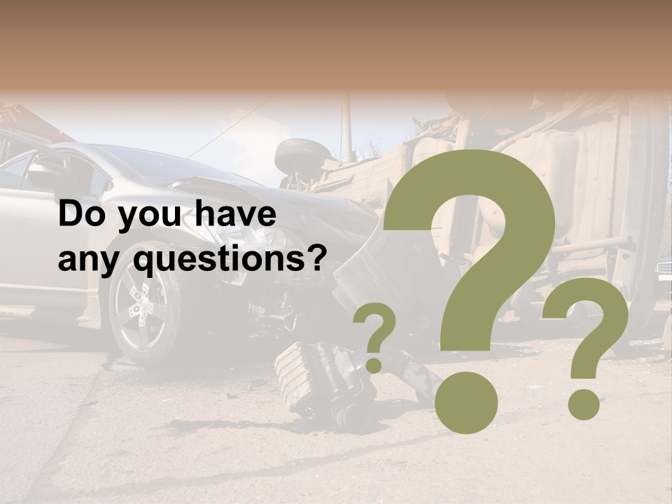 Transport Insurance Bodywork PowerPoint Template