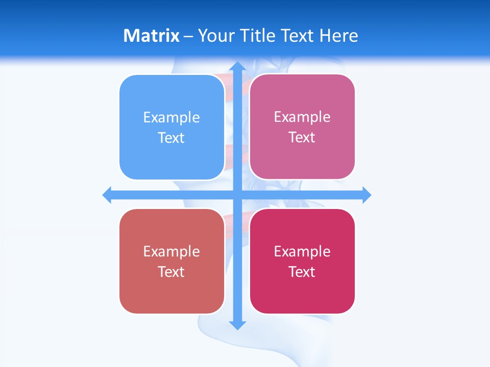 Hospital Closeup White PowerPoint Template
