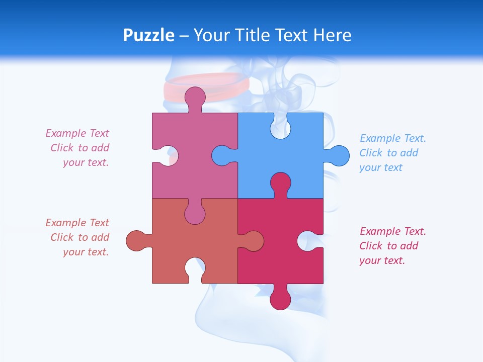 Hospital Closeup White PowerPoint Template