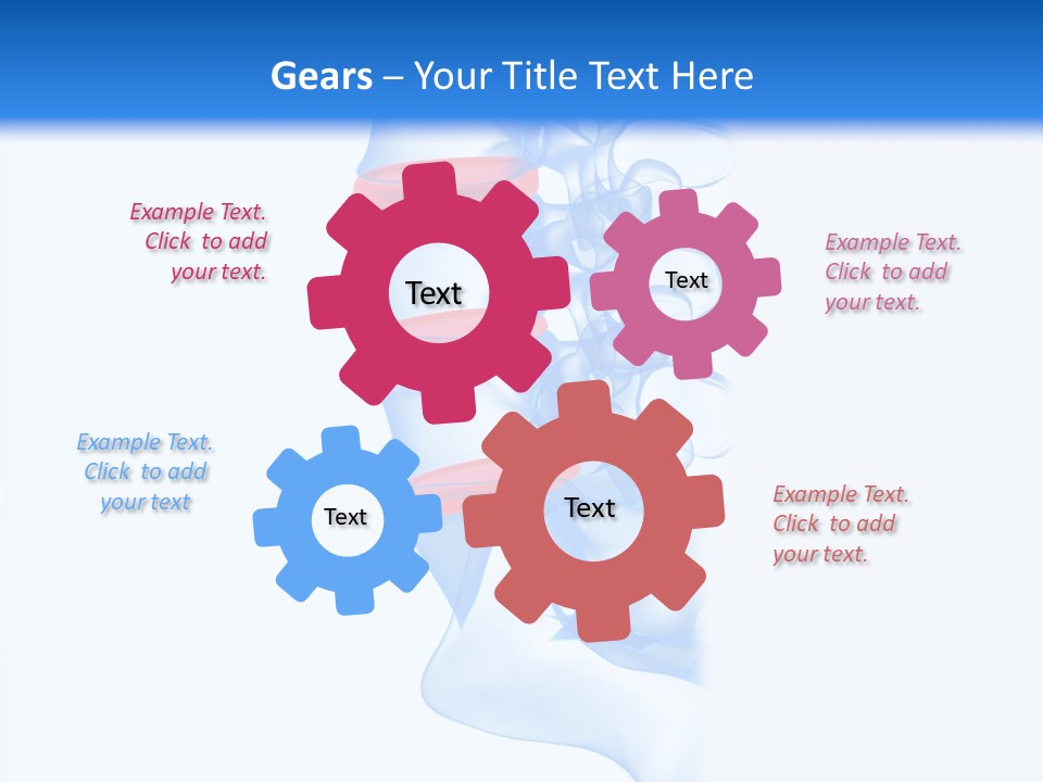 Hospital Closeup White PowerPoint Template