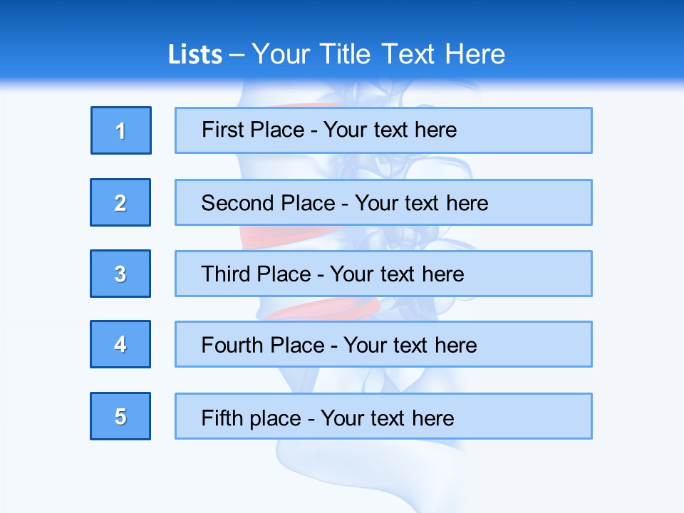 Hospital Closeup White PowerPoint Template