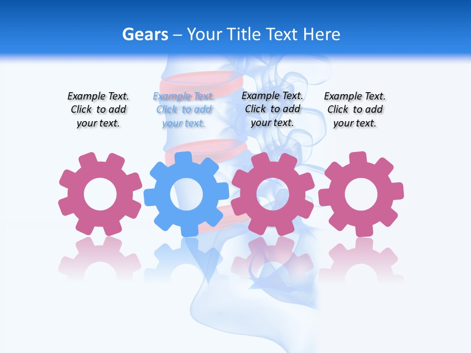 Hospital Closeup White PowerPoint Template