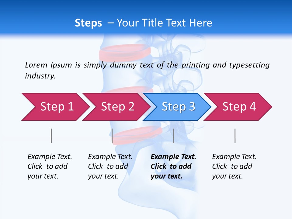 Hospital Closeup White PowerPoint Template
