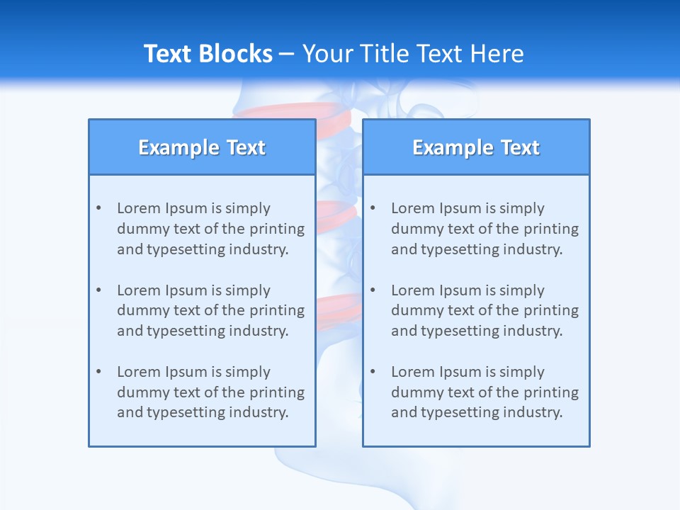 Hospital Closeup White PowerPoint Template