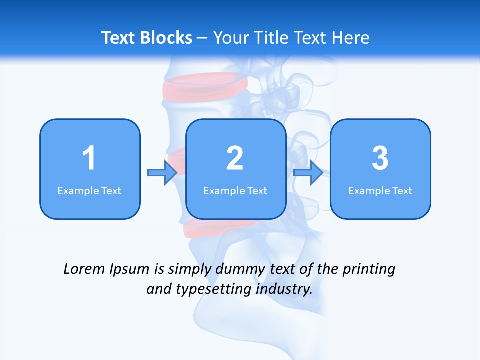 Hospital Closeup White PowerPoint Template
