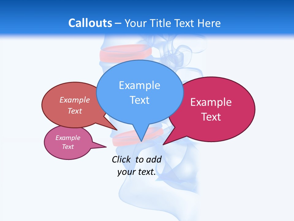 Hospital Closeup White PowerPoint Template