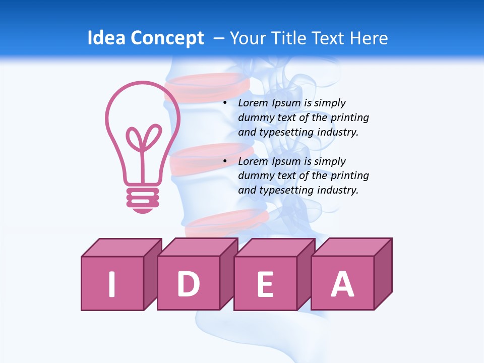 Hospital Closeup White PowerPoint Template