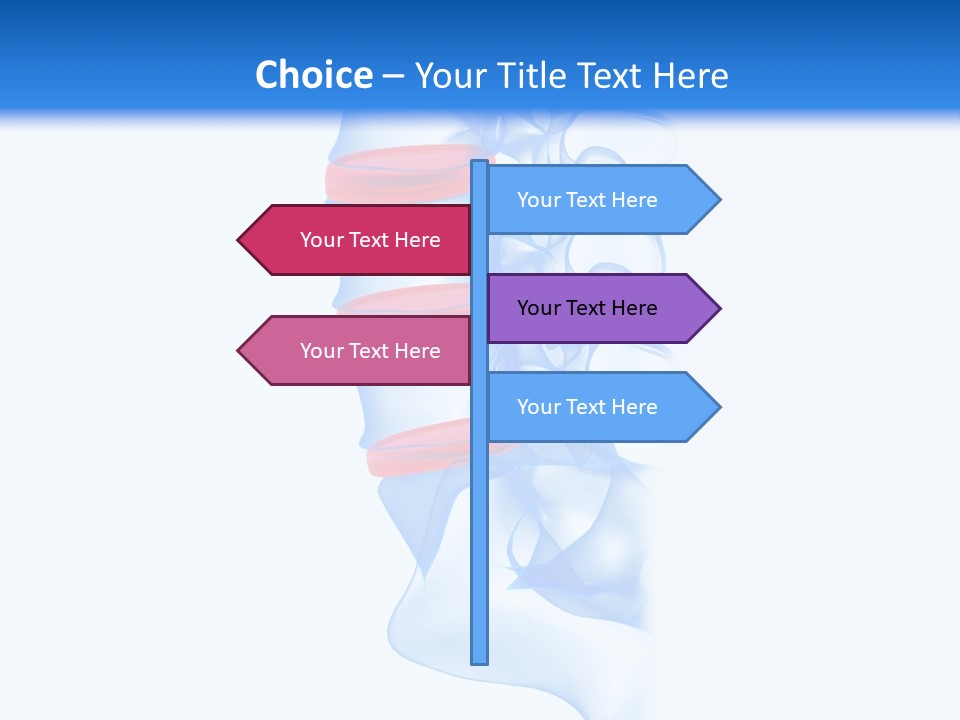 Hospital Closeup White PowerPoint Template