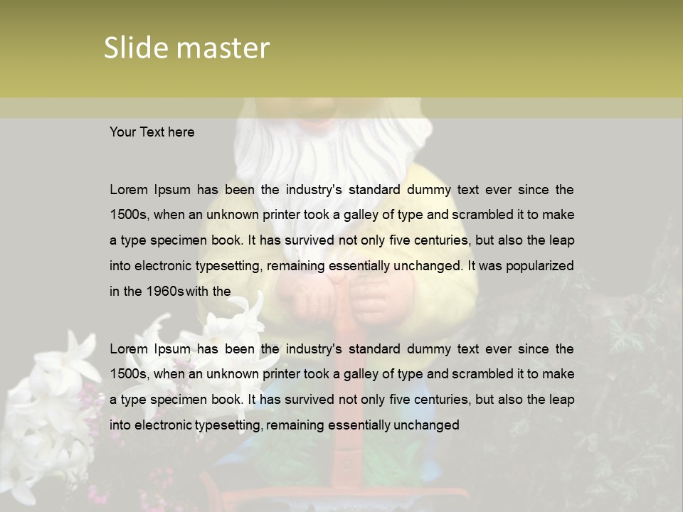 Decorative Fairytale Object PowerPoint Template