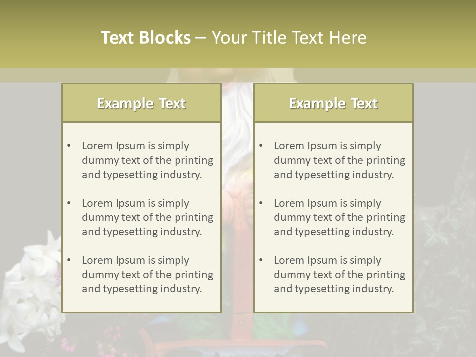 Decorative Fairytale Object PowerPoint Template