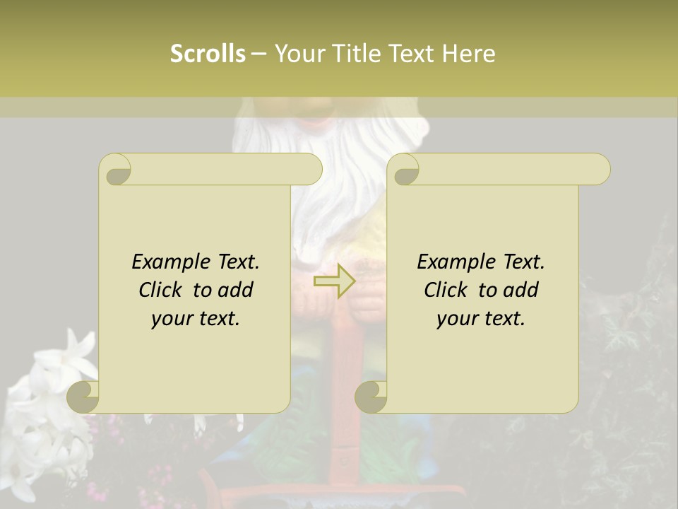 Decorative Fairytale Object PowerPoint Template