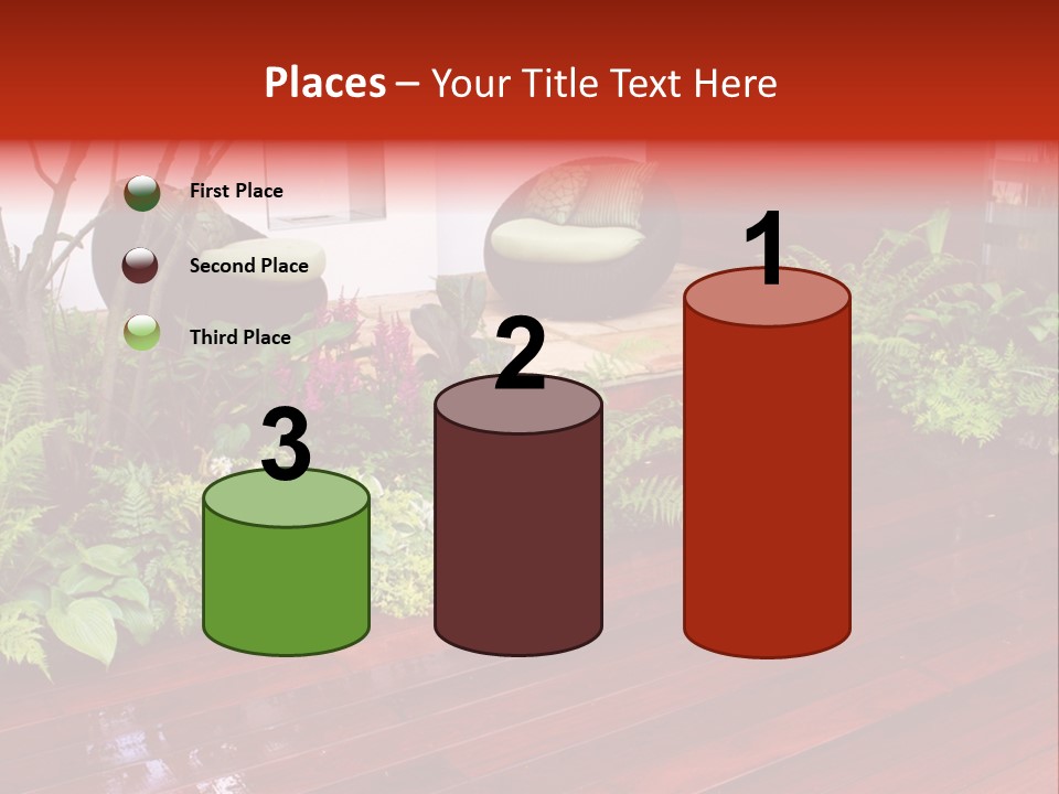 Trees Design Wood PowerPoint Template