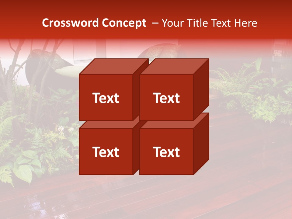 Trees Design Wood PowerPoint Template