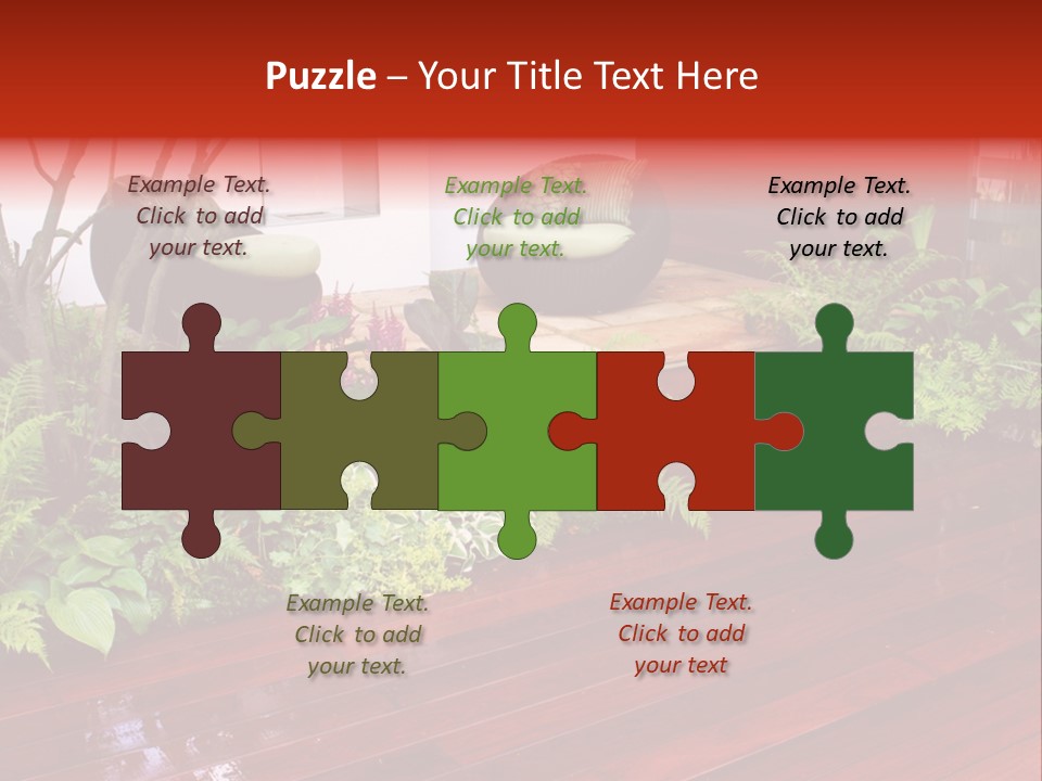 Trees Design Wood PowerPoint Template