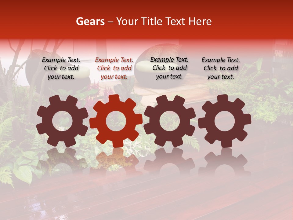 Trees Design Wood PowerPoint Template