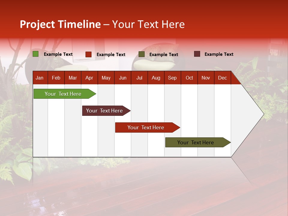 Trees Design Wood PowerPoint Template