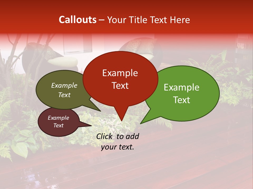 Trees Design Wood PowerPoint Template