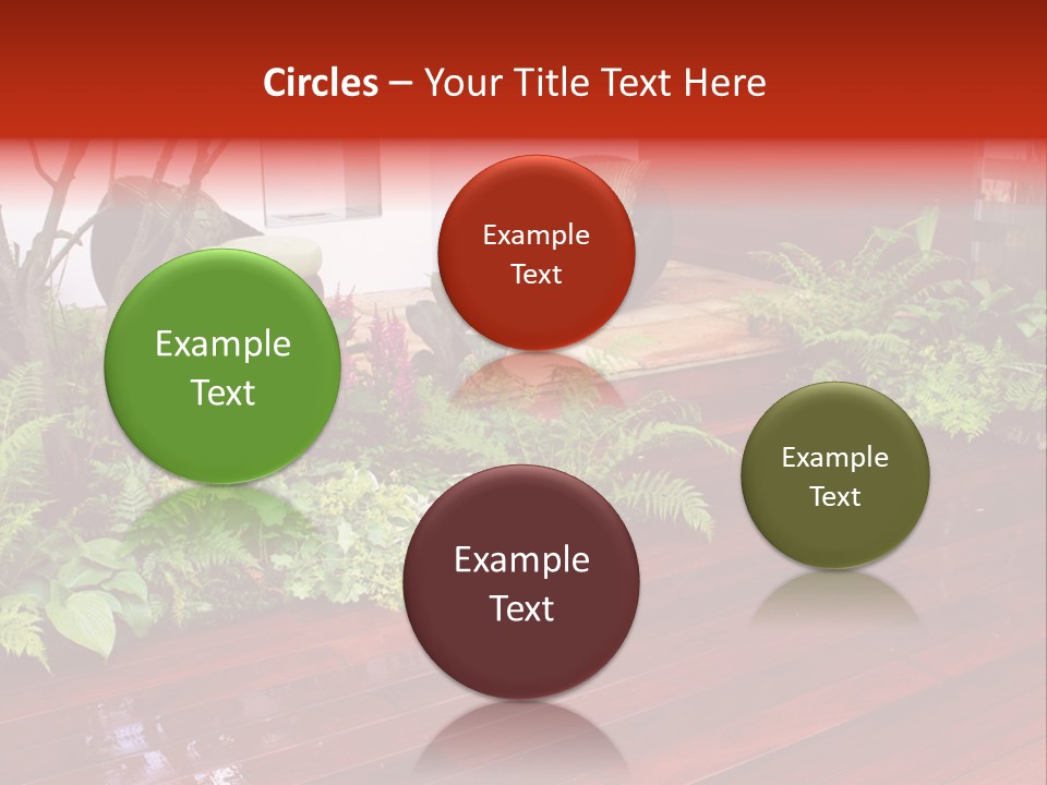 Trees Design Wood PowerPoint Template