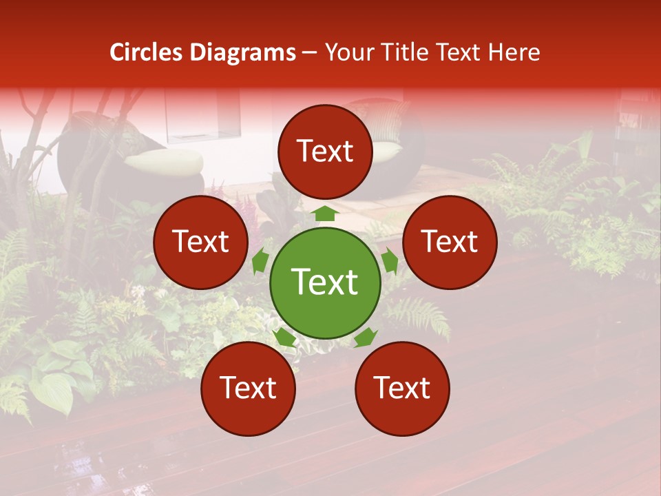 Trees Design Wood PowerPoint Template