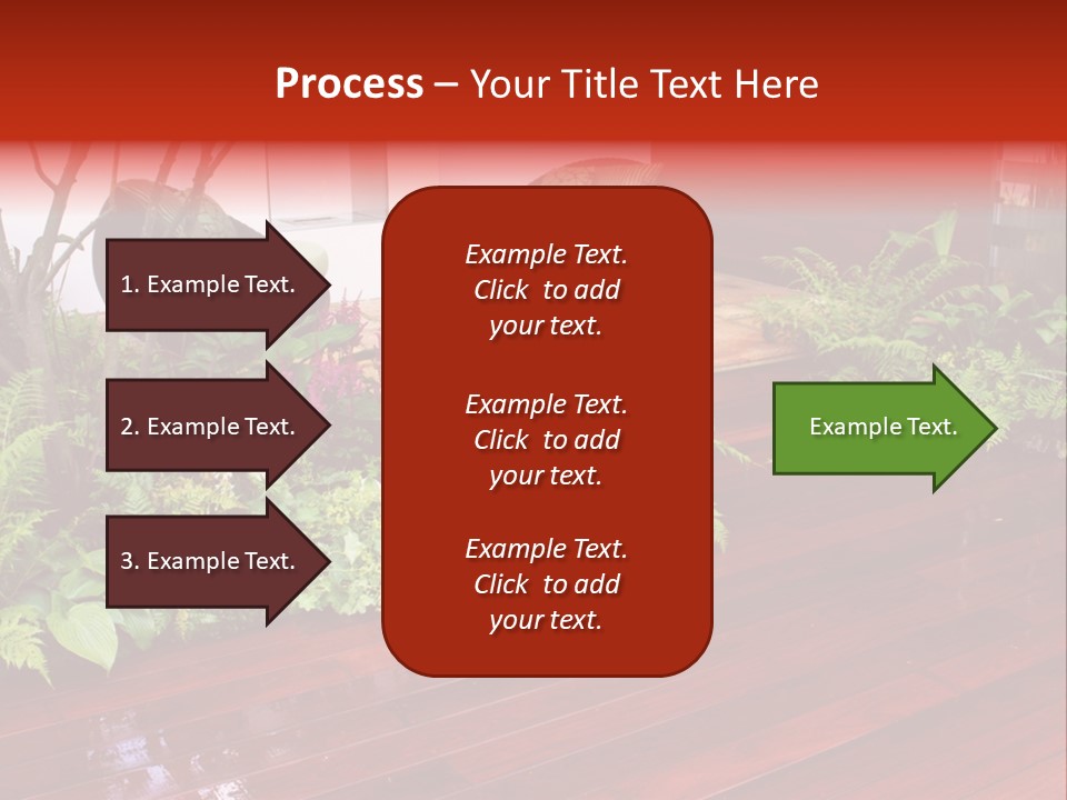 Trees Design Wood PowerPoint Template