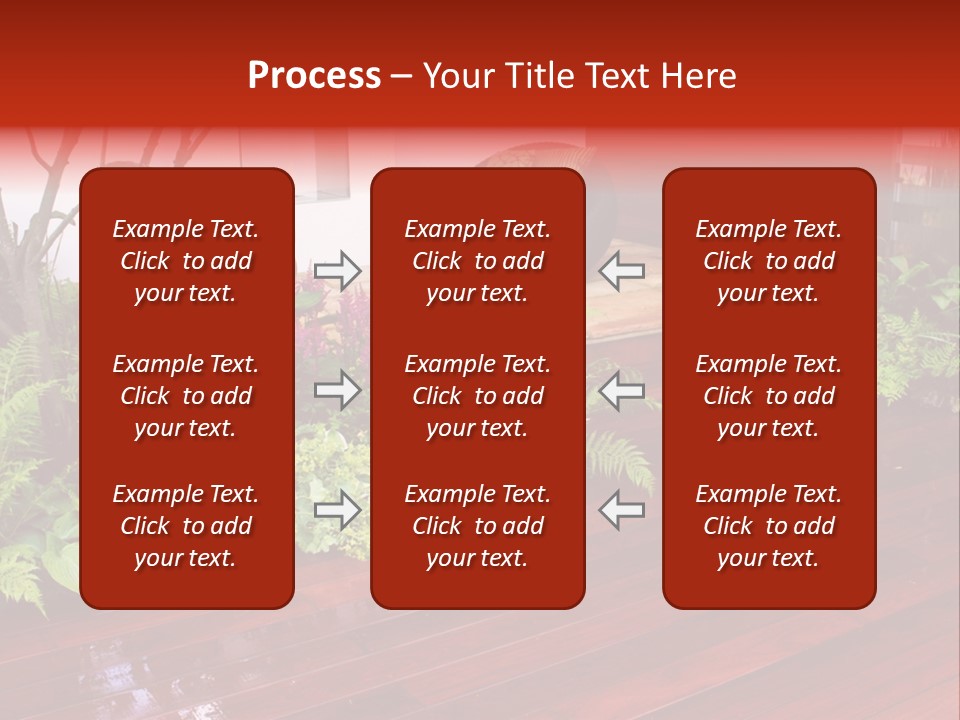 Trees Design Wood PowerPoint Template