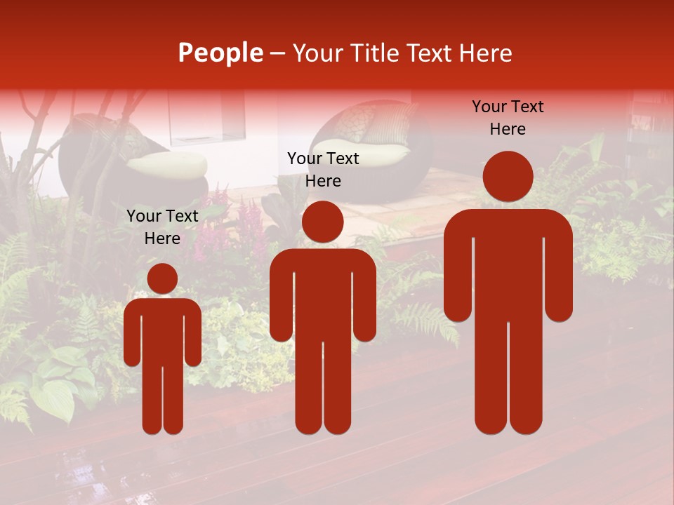 Trees Design Wood PowerPoint Template