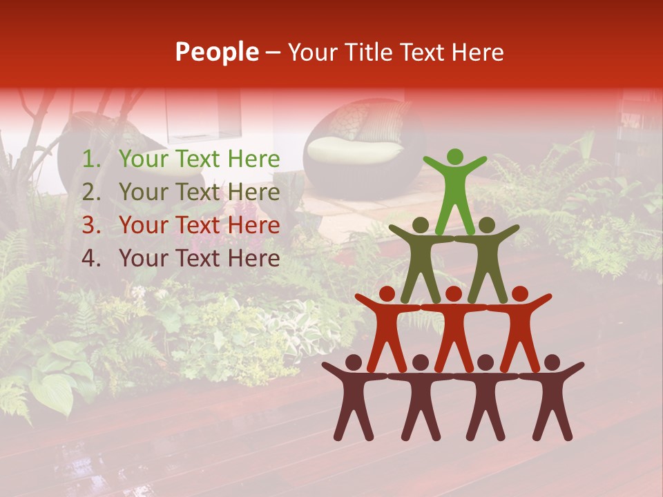 Trees Design Wood PowerPoint Template